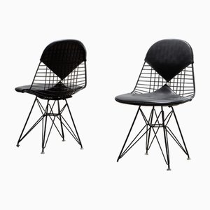 Chaises en Fil de Fer par Charles & Ray Eames pour Herman Miller, 1960s, Set de 2