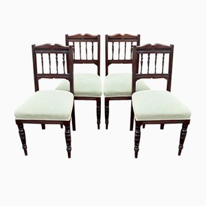 Edwardian Dining Chairs, Set of 4