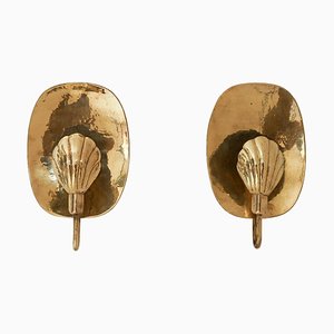 Swedish Grace Wall Sconces attributed to Lars Holmström, 1930s, Set of 2