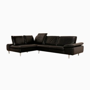 Loop Leder Ecksofa in Schwarz von Willi Schillig