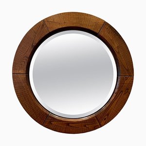 Round Mirror attributed to Giuseppe Rivadossi, Italy, 1970s