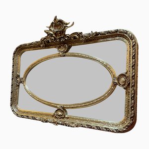 Specchio grande a sezione orizzontale in stile francese