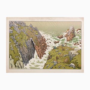 Henri Rivière, La Falaise, Litografia