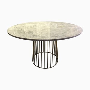 Italian Table in Iron and Marble by Europa Antiques
