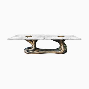 Dining Table in Arabescato Marble by Europa Antiques