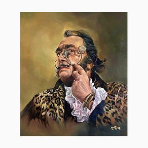 Monserrat Griffell, Porträt von Salvador Dali, 21. Jahrhundert, Öl auf Leinwand