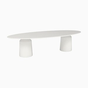 Table de Salle à Manger Design Blanc Mat par Europa