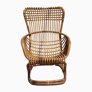 Sessel aus Bambus, 1950er