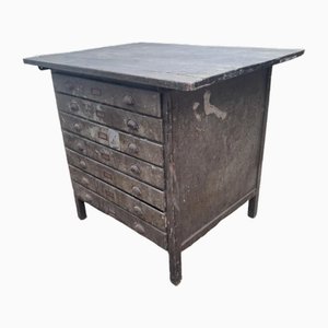 Industrial Chest of Drawers on Wood