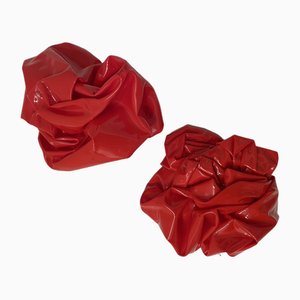 Mark Paron, Crinkle Sculptures, 1997, Vinyl, Set of 3