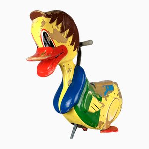 Figura de carrusel de patos, años 60