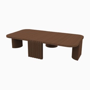 Modern European Caravel Low Coffee Table in Smoked Oak by Collector