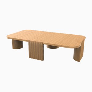 Modern European Caravel Low Coffee Table in Oak by Collector