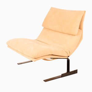 Wave Lounge Chair by Giovanni Offers for Saporiti, 1970s