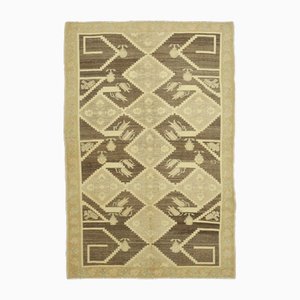 Tapis Artisanal Beige Vintage