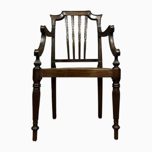 Fauteuil Style Louis XVI en Acajou