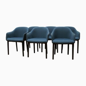 Fauteuils Softshell par Ronan & Erwan Bouroullec pour Vitra, Set de 6