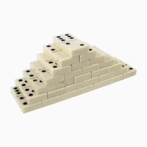 Postmodern Domino Game, USRR, 1970s, Set of 28