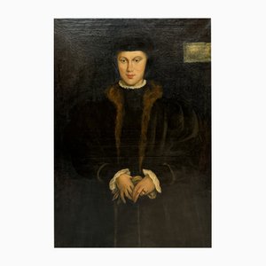 Porträt von Christine von Dänemark, 1800er, Öl auf Leinwand