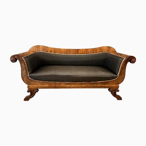 Biedermeier Sofa aus Mahagoni