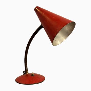 Mid-Century Red Pifco Swan Neck Lamp from Anglepoise, 1968