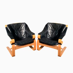 Dänische Sessel von Svend Skipper für Skipper Furniture, 1970er, 2er Set