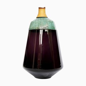 Purple and Turquoise Ruby Stacking Vase by Pia Wüstenberg