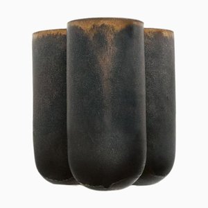 Plus Brillance Blackened Gold Wall Light by Lisa Allegra