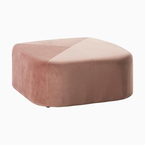 Rosa Samt Pouf von Thai Natura