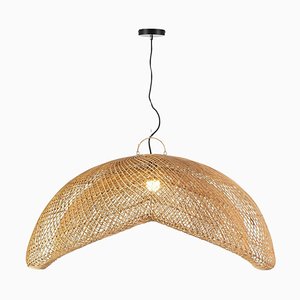 Natural Rattan Ceiling Lamp by Thai Natura