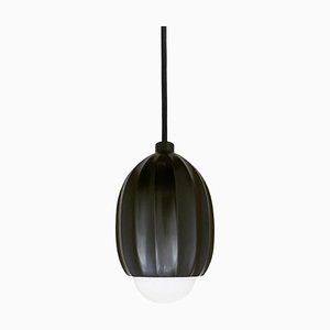 Poppy Blackened Brass Pendant Lamp by Fred and Juul