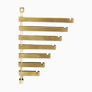 Brass Seven Coat Rack by OxDenmarq