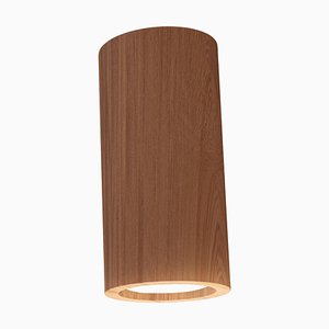 Foco de madera Henka Iroko de Alabastro Italiano