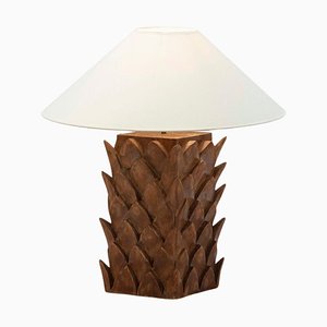 Mindi Wood Table Lamp by Thai Natura