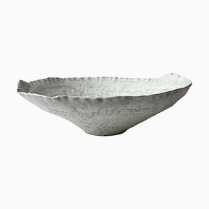 Gray Stoneware Symposio Bowl by Elena Vasilantonaki