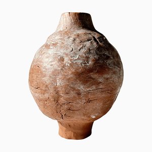 No 4 Terracotta Moon Jar by Elena Vasilantonaki