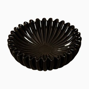 Cuenco decorativo Lotuso de cerámica en negro de Simone & Marcel