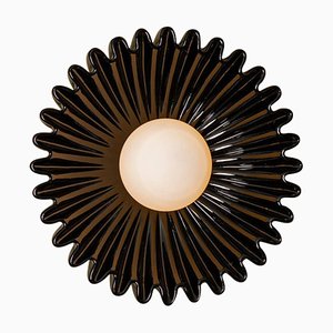 Ostro Black Ceramic Wall Sconce by Simone & Marcel