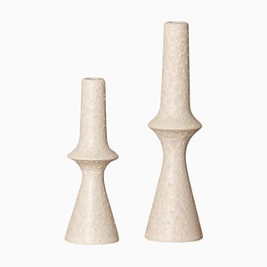 Lanco Lunar Ceramic Candleholders by Simone & Marcel, Set of 2