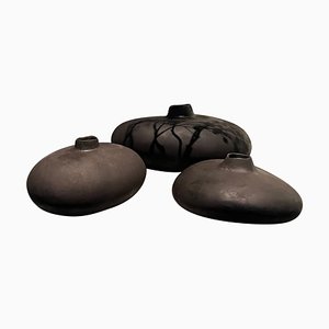 Patinated Bronze Object 01 by Herma De Wit, Set of 3