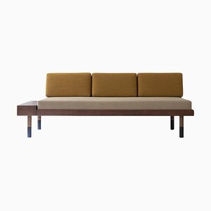 Beige and Ochre Mid Sofa by Kann Design