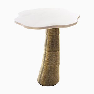 Palm Estremoz Marble Side Table by InsidherLand