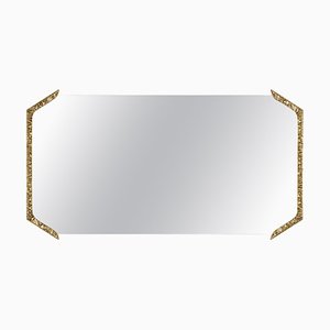 Specchio rettangolare Alentejo in ottone di InsidherLand