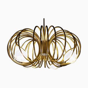 Lampadario Pulsar Completo in ottone di Cristina Celestino