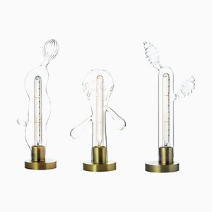 Transgenic Table Lamps by Secondome Edizioni, Set of 3