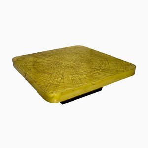 Spiderweb Brass Coffee Table by Brutalist Be