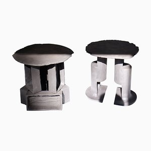 T01 and T02 Coffee Tables by Ia Kutateladze, Set of 2