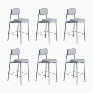 Grey Residence 65 Counter Chairs by Kann Design, Set of 6