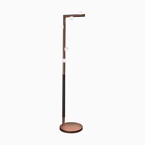 Lámpara de pie Demetra de cobre de Alabastro Italiano