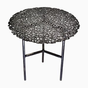 Jean Side Table in Black Patinated Bronze by Fred&Juul